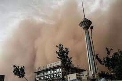 هشدار وزش باد شدید و بروز گرد‌و‌خاک در تهران