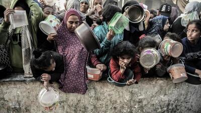بحران غذا در غزه/ آمار بالای گرسنگی شدید در کودکان جنگ‌زده