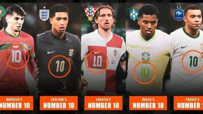 پنج بازیکن رئال مادرید که در تیم ملی شماره 10 را می‌پوشند