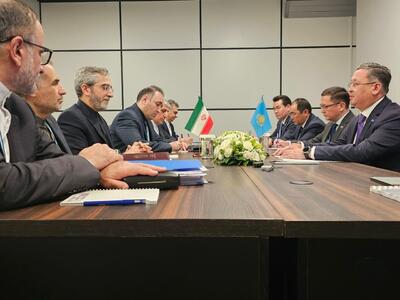 باقری‌کنی با وزیر خارجه قزاقستان در اجلاس بریکس دیدار کرد