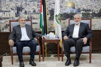 دیدار رهبری حماس و جهاد اسلامی در دوحه