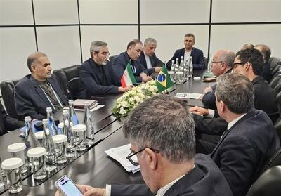 دیدار علی باقری با وزیر خارجه برزیل