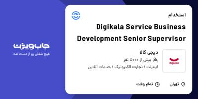 استخدام Digikala Service Business Development Senior Supervisor در دیجی کالا