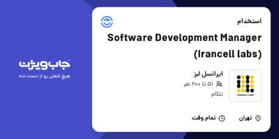 استخدام Software Development Manager (Irancell labs) در ایرانسل لبز