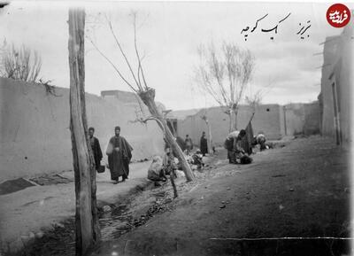 قلیان کشیدن زن ۱۰۵ ساله دماوندی در عصر قاجار/ عکس