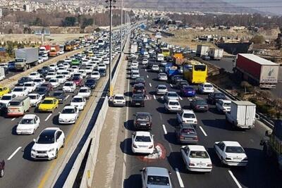 آخرین وضعیت ترافیکی در محورهای مواصلاتی البرز
