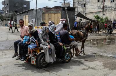 تصاویر: گاری های اسب و الاغ در میان بحران سوخت در غزه | خبرگزاری بین المللی شفقنا