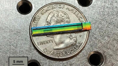 ابداع کوچک‌ترین پرینتر سه‌بعدی جهان که به اندازه یک سکه است!