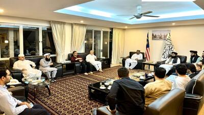 دیدار سفیر افغانستان با تجار افغانستانی