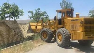 برخورد قانونی با ۱۷۷ مورد ساخت و ساز غیرمجاز در حریم راه‌های استان همدان 
