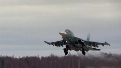 سقوط جنگنده سوخو-۳۴ نیروی هوافضای روسیه
