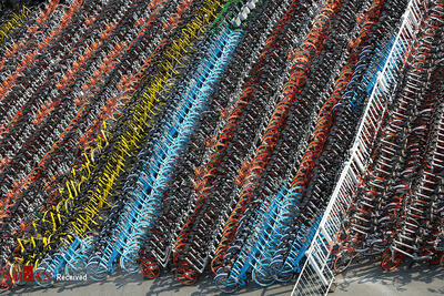دوچرخه های رها شده چین؛ طرح شکست خورده