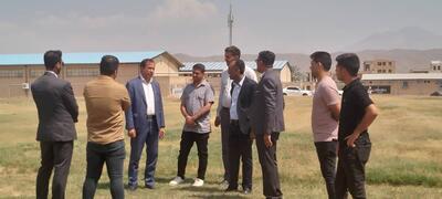 بازدید مدیرکل ورزش و جوانان استان هرمزگان از اماکن ورزشی شهرستان حاجی آباد
