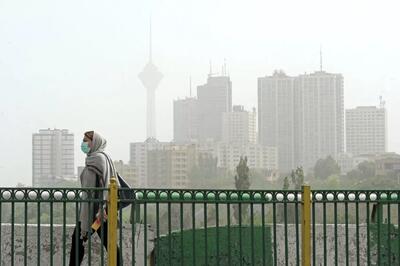 شاخص کیفیت و آلودگی هوای تهران 22 خرداد