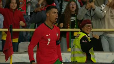 گل دوم پرتغال به ایرلند (سوپرگل کریستیانو رونالدو)
