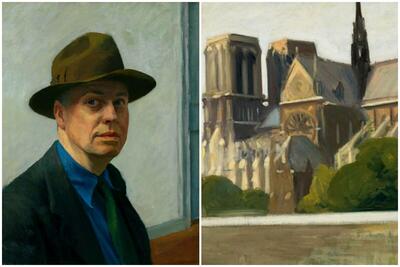 ببینید: نقاشی‌های زیبایی که ادوارد هاپر از پاریس کشید