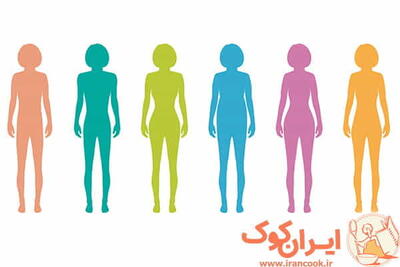 شکل بدن | انواع شکل بدن | irancook |شکل های بدن زنان | شکل بدن و انتخاب لباس | ایران کوک
