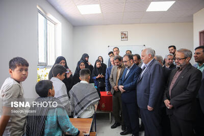 افتتاح آموزشگاه ۶ کلاسه ساغروان - مشهد