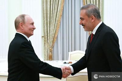 دیدار و گفت‌وگوی رئیس جمهور روسیه و وزیر خارجه ترکیه در مسکو