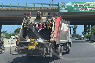 ببینید | تصویر دور از انتظار از راننده ماشین حمل زباله جنجالی در فریدون‌کنار!