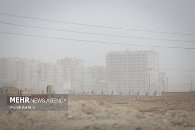 هوای غبارآلود و آلوده شهر بندرعباس