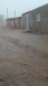 بارش فوق شدید و تندری باران و تگرگ روستای‌ولی‌محمد‌؛ کبودراهنگ همدان