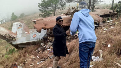 پیدا شدن لاشه هواپیمای معاون رئیس جمهور مالاوی / این بالگرد دیروز از رادار خارج شده بود
