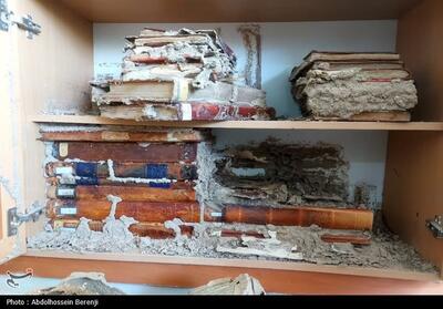 نابودی کتب تاریخی در شاهرود بر اثر موریانه‌زدگی- عکس صفحه استان تسنیم | Tasnim