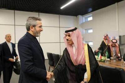 باقری با وزیر خارجه عربستان دیدار کرد