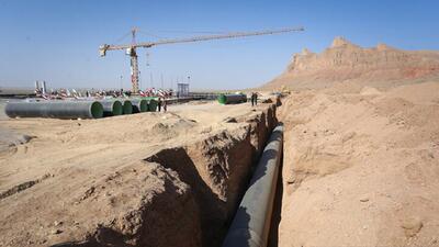 آب دریای عمان تا پایان سال جاری به اصفهان می‌رسد