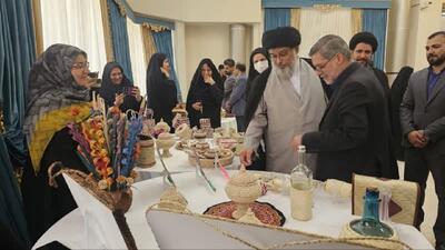 افتتاح نمایشگاه خلاقیت و صنایع دستی در بافق
