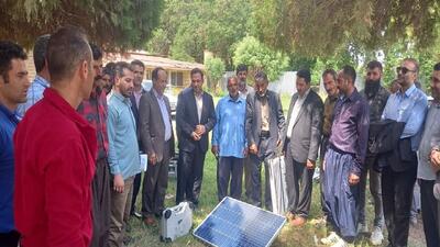 ۳۰ دستگاه پنل خورشیدی بین عشایر بروجرد توزیع شد