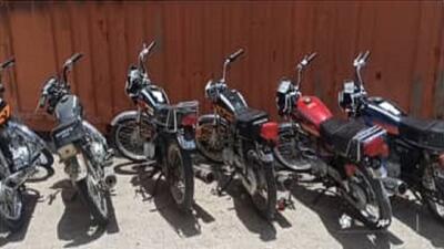 کشف موتورسیکلت‌های سرقتی در یزد