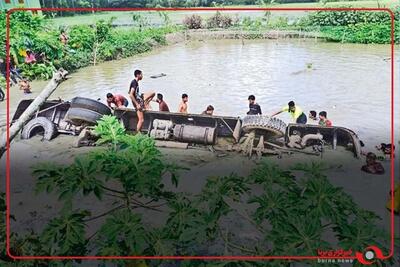 سقوط یک ون به رودخانه ای در کشمیر آزاد ،پاکستان 16 کشته بر جای گذاشت