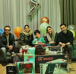 عکس/ جشن تولد بازیگر خردسال افعی تهران با حضور بازیگران سریال | اقتصاد24