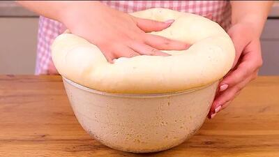 (ویدئو) چگونه با 600 گرم آرد در خانه نان ساده و خوشمزه پخت کنیم؟