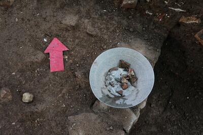 (تصاویر) تصاویری از آثار کشف شده تاریخی در همدان