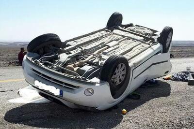 واژگونی خودرو تیبا در جاده حر شهرستان شوش۶ مصدوم برجای گذاشت