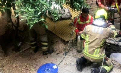 مرگ تلخ زن تهرانی در سقوط در چاه حیاط خانه اش/ ویدئو