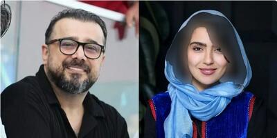 عکس یادگاری زوج تازه سینمای ایران با خانم بازیگر