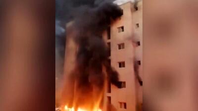حریق مرگبار در کویت ۳۰ کشته برجای گذاشت/ ویدئو