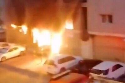 افزایش آمار قربانیان آتش‌سوزی در کویت به ۴۳ نفر+ فیلم