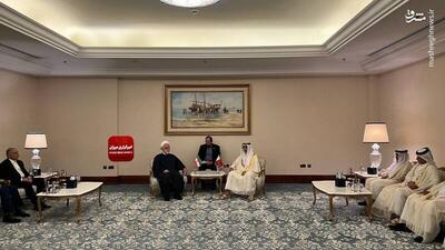 عکس/ دیدار اژه‌ای و رئیس شورای عالی قضایی قطر