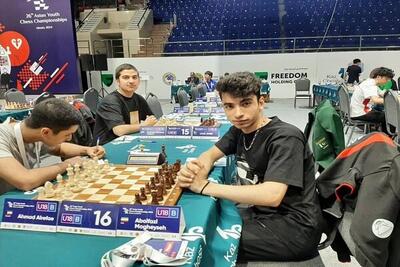 ۱۴ برد شطرنجباز ایران در دور نخست رده های سنی آسیا