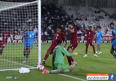 شکایت هندی‌ها به ناظر ایرانی AFC به‌خاطر این گل جنجالی قطر +ویدیو - پارس فوتبال | خبرگزاری فوتبال ایران | ParsFootball