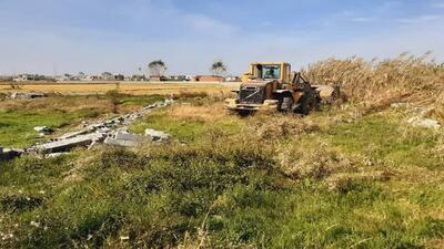 رفع تصرف اراضی کشاورزی در محمودآباد