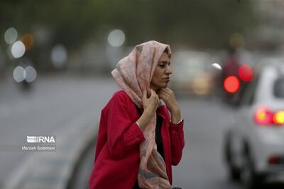 (تصاویر) وقوع تندبادهای لحظه‌ای در تهران