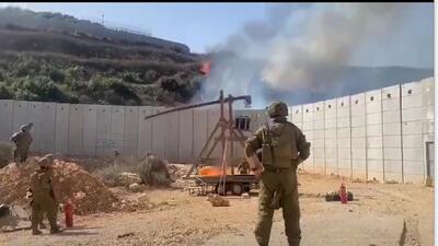 (ویدئو) استفاده ارتش اسرائیل از منجنیق