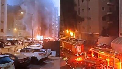 ۴۱ نفر در آتش سوزی یک ساختمان جان دادند