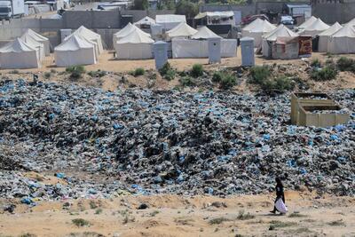 آنروا: بیش از ۳۳۰ هزار تن زباله در غزه انباشته شده است